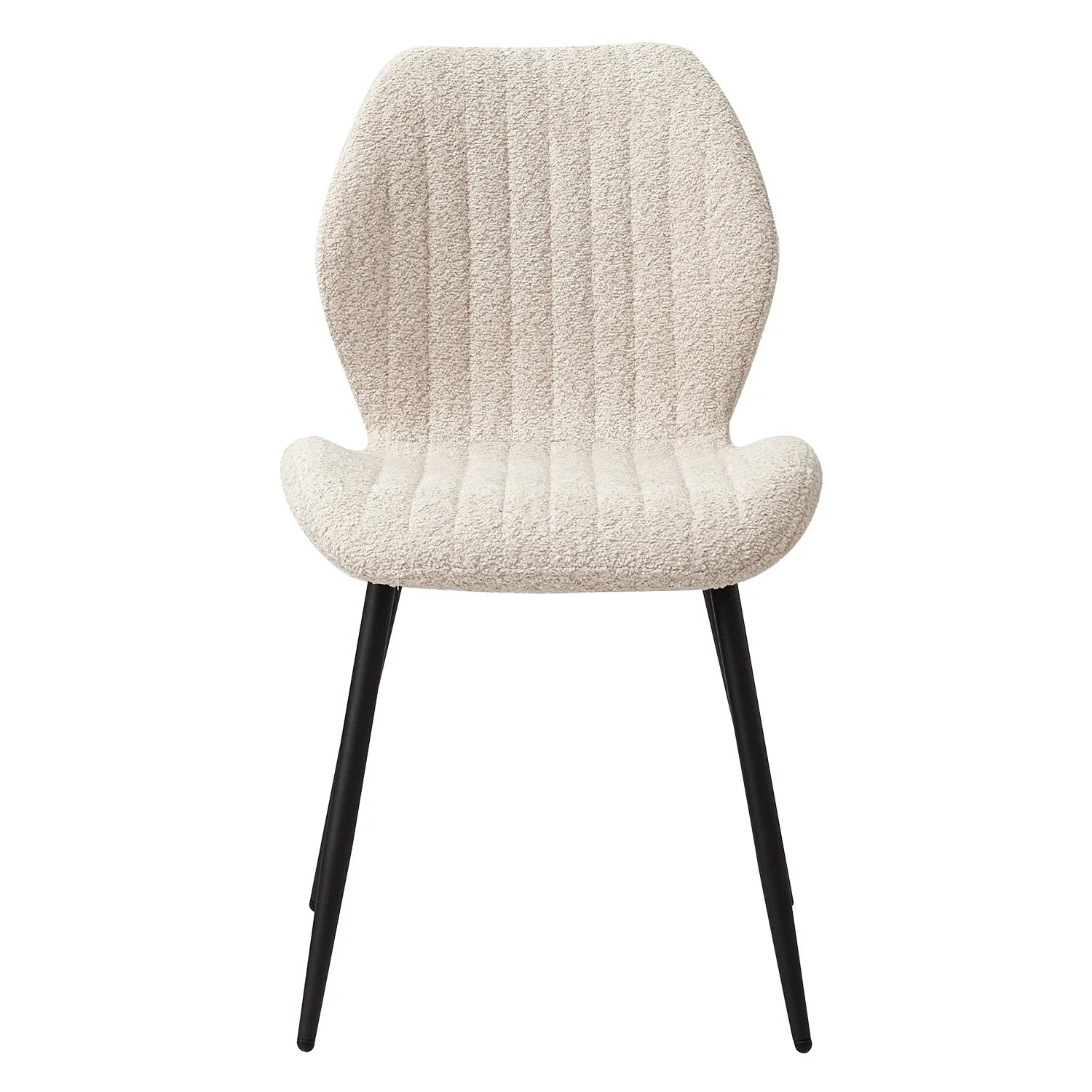 4Pcs Dining Chairs Linen Fabric Kitchen Chairs w/ Upholstered Padded Metal Legs for Office Balcony Restaurant Cafe Beige