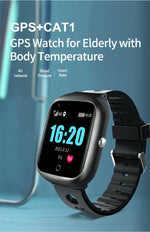 4G Elderly Smart Watch GPS Tracker Video Call SOS Heart Rate Monitoring IOS Android GPS+WIFI+LBS Positioning Smart Clock FA66S