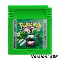 Pokemon Red Blue Crystal Golden Green Silver Yellow GBC Game Card 16 Bit Video Game Cartridge Console Cards For GB/SP