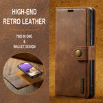 Detachable Magnetic Leather Cover for Samsung Galaxy S20 S21 S23 S24 FE S25 S22 Plus Note 20 Ultra A55 Wallet Card Holder Case