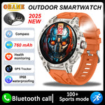 Xiaomi 760mAh Large Battery Outdoor Smart Watch Men 1.85 inch HD Screen GPS Compass Bluetooth Call IP68 Waterproof Smartwatch