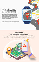 Blackview Z20 Kids Smartwatch IP67 Waterproof, 4G SOS Emergency Calling , Monitor, GPS +LBS+WIFI Location Tracking Phone Watch