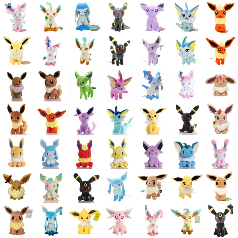 Pokémon Eevee Evolution Collector Plush Set – Flareon, Vaporeon, Espeon & More | Premium Gift Edition