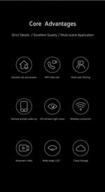 2024 New electronic doorbell. 100 degree wide-angle lens, Supports cloud storage function, Ultra-low power consumption