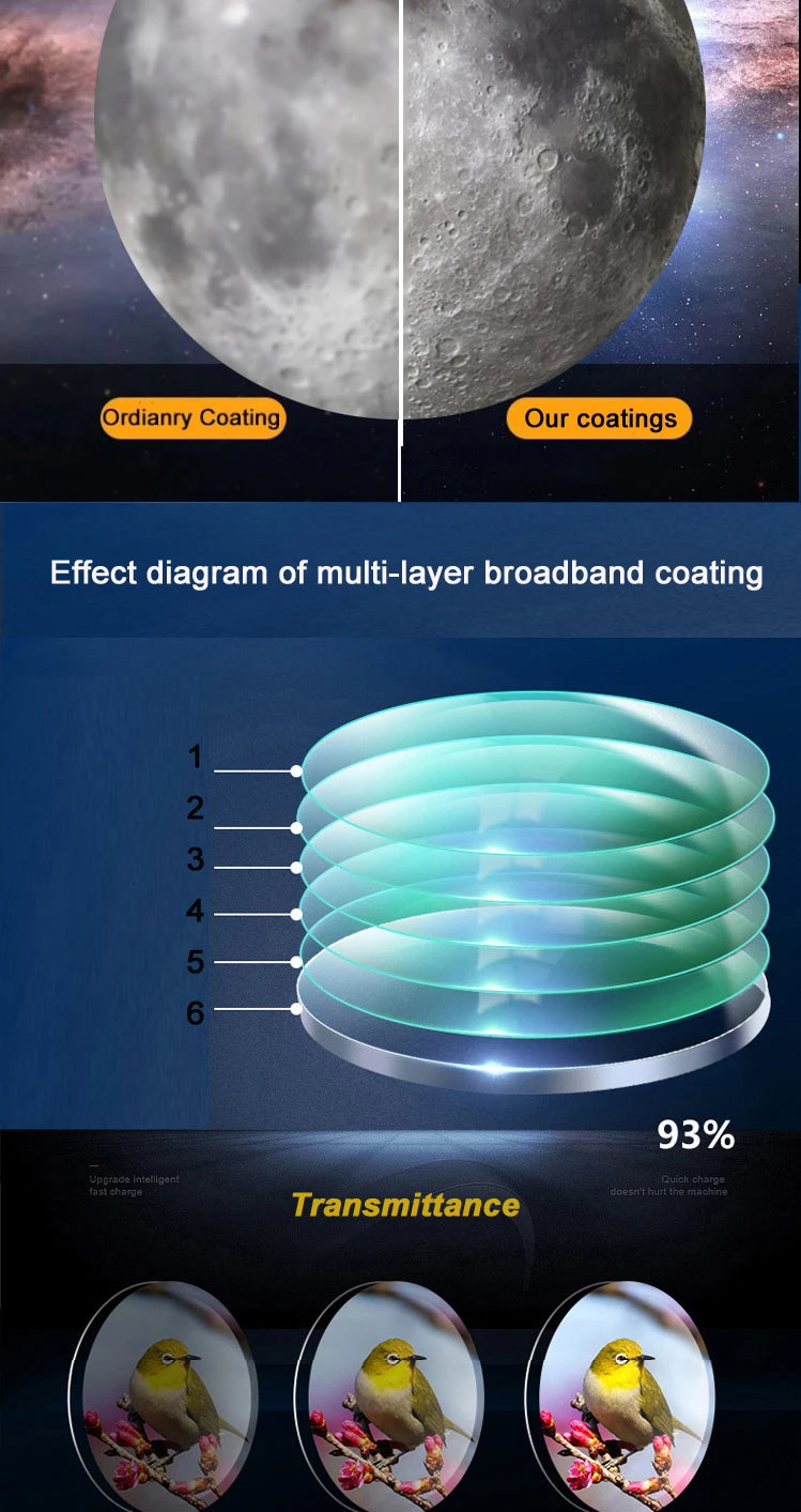 Professional Astronomical Telescope F30070 Monocular 150 Times Zoom HD Night Vision  View Moon Star  AZM70300 Stargazing