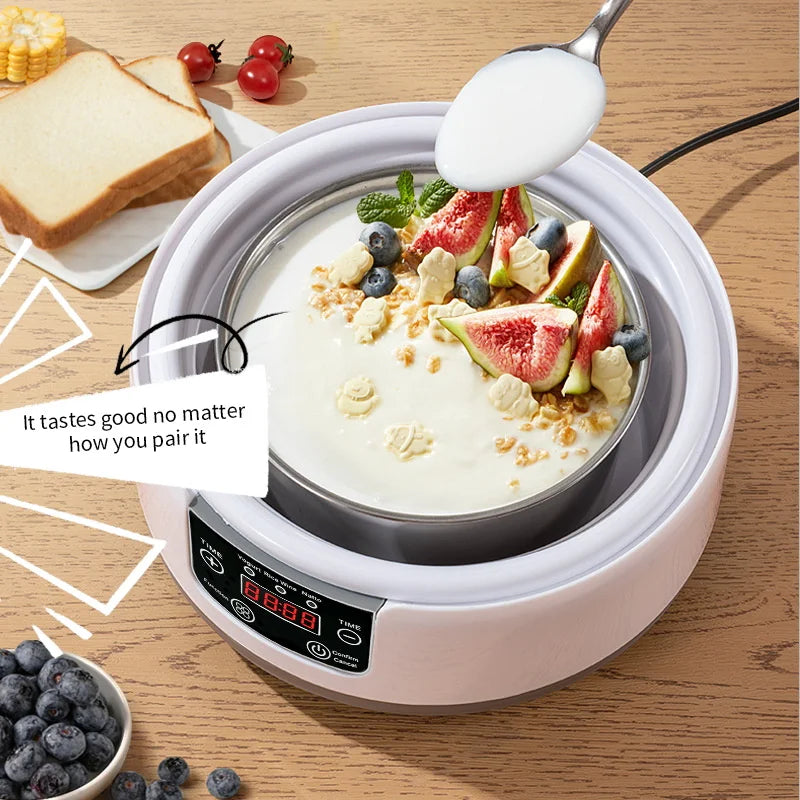 Electric Mini Yogurt Maker Automatic Multifunctional Yogurt Machine Kitchen Rice Wine Maker Natto Fermenting Machine Household