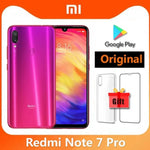 Xiaomi Redmi Note 7 PRO Original Smartphone 6GB 128GB Snapdragon 660AIE Android Mobile Phone 48.0MP+5.0MP Rear Camera cellphone