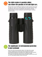 COMET 8x42 10X42 Powerful Binoculars Long Range Waterproof Bak4 Telescope Night Vision High Clarity For Tourism Hunting Camping