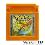 Pokemon Red Blue Crystal Golden Green Silver Yellow GBC Game Card 16 Bit Video Game Cartridge Console Cards For GB/SP
