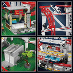 Motorized Roller Coaster Brick Set – Technical Building Model with Moving Train, Perfect Gift for Adults & Teens