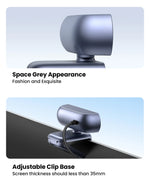 UGREEN USB Webcam 2K HD Mini Webcam For Laptop Computer Web Camera Dual Microphones for Youtube Zoom Video Calling 30fps web cam