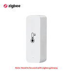 Tuya Wifi/Zigbee Temperature And Humidity Sensor Indoor Thermometer Smart Life Control For Home Work With Alexa Google Assistant