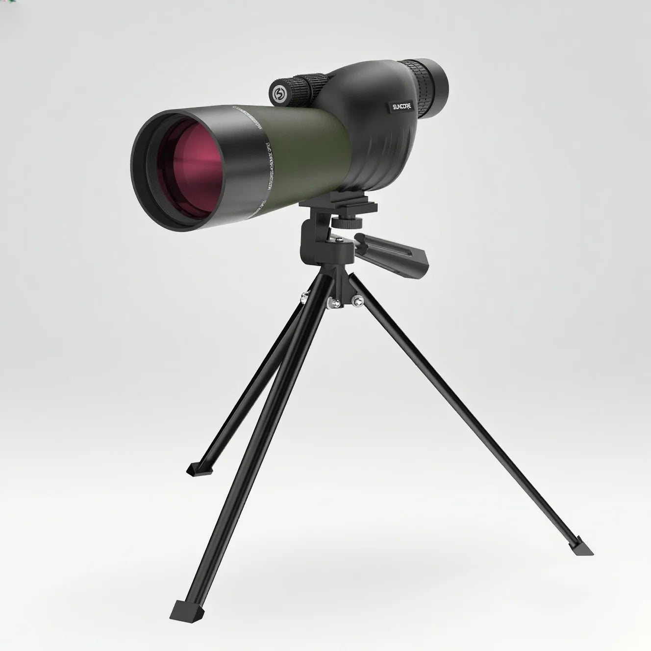25-75X60 Bird Watching Telescope for Outdoor Photography with Storage Bag Photo Clip Tripod Included