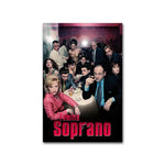 The Sopranos Poster  Classic TV Series Family Canvas Prints  Wall Art Pictures for Living Room Decor  Home Decor Painting
