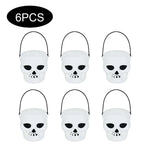 Halloween Witch Cauldron Decoration,Mini Black Plastic Witches Cauldron,Pumpkin Treat Bucket,Candy Basket,Trick Or Treat