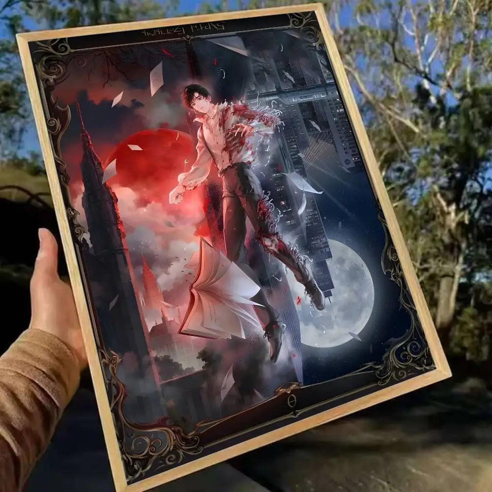 Lord Of Mysteries Poster Waterproof HD Art Wall Decal Self-Adhesive Print. Aesthetic Home Room