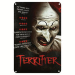 Halloween Horror Movie Metal Sign - Shabby Tin Wall Art, Man Cave Theater Home Decor