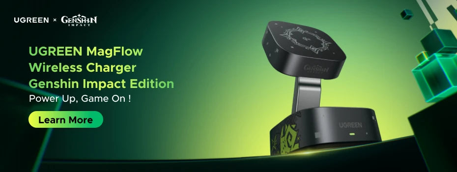 UGREEN Uno 100W GaN Charger Robot Design QC4.0 3.0 PPS PD 3.0 Fast Charger for iPhone 17 16 15 Pro Macbook Air Laptops Tablets