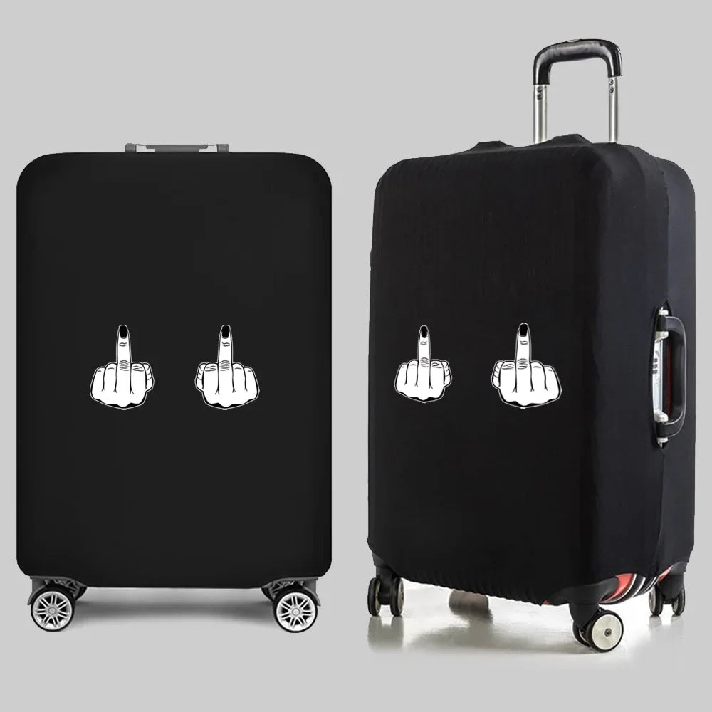 Luggage Covers Suitcase Cover Fashion Travel Essentials Funny pattern 18-32 Inch Traveling Accessories Protective Trolley Case