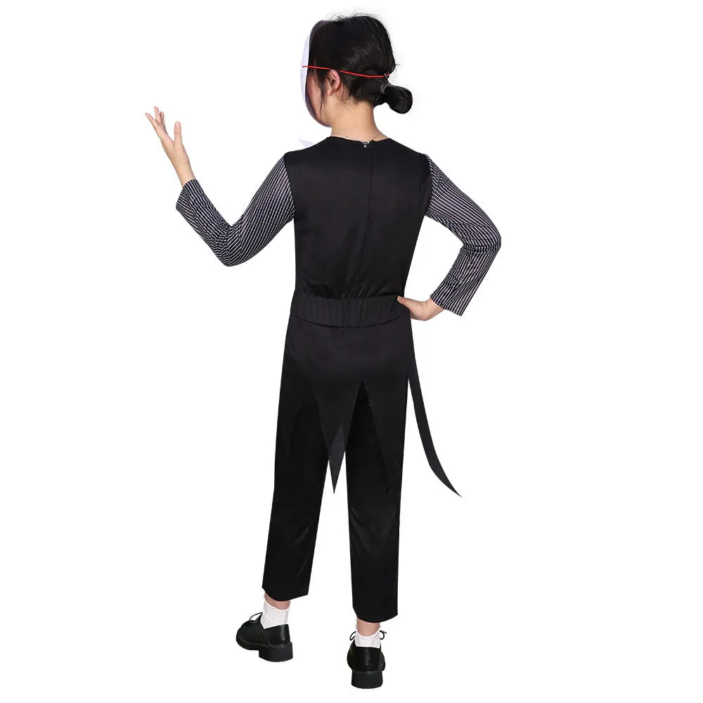 Anime Jack Skellington Costume Boys The Nightmare Before Jack Skellington Cosplay  Bodysuit Suit Halloween Clothes