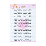 Self Adhesive Individual Eyelashes No Glue Needed Fluffy Cluster Eyelash Korean Fashion Manga Lash Extension for Daily Makeup