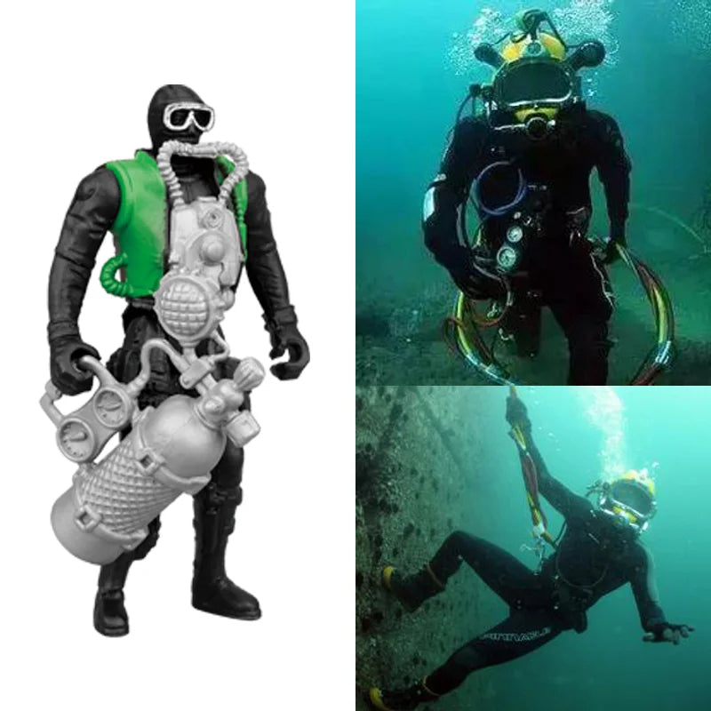 24Pcs/Set Army Men SWAT Team Special Forces Soldiers WWII War Game Action Figures Playset Military Modle For Kid Boy Gift