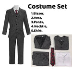 Wednesday The Addams Family Gomez Addams Cosplay Costume Black Striped Blazer Pants Vest Shirt Tie Set Halloween Carnival Outfit