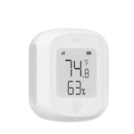 Smart WiFi/Zigbee Temperature and Humidity Sensor Indoor Hygrometer Thermometer with LCD Display Support Home Assistant Zigbee2m