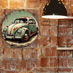2D Metal Sign - Retro Wall Decor for Home, Bar | Classic Car Enthusiast Gift, Thanksgiving, Halloween, Metal Wall Art Decor