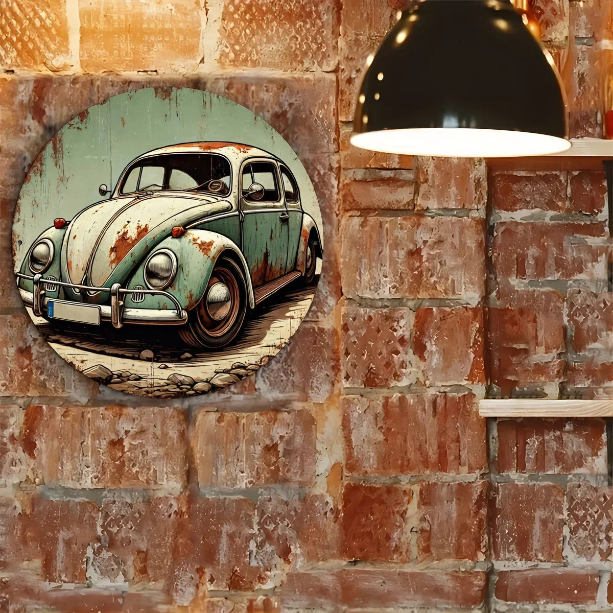 2D Metal Sign - Retro Wall Decor for Home, Bar | Classic Car Enthusiast Gift, Thanksgiving, Halloween, Metal Wall Art Decor