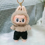 Decorative Striped Shirt for 15/17cm Labubu Doll Fashion Outfit Ropa Labubu Accessories