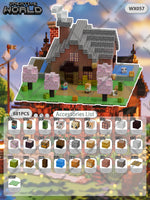 Magnetic Building Blocks Mine World Magnet Cube Set for Boy Girl Kid Age 3+ DIY Pixel style Model Base plate STEM Toy Baseplate