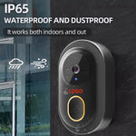 2025 Smart Doorbell Pro: Weatherproof, 1080P Video Intercom & Night Vision, Tuya App Alerts for Home Security Package