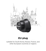 UGREEN Universal Travel Adapter Extension Socket EU/US/UK Plug Converter Multi-Country Power Adaptor for EU US UK KR RU Outlets