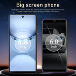 Global Vision S25 Ultra Smartphone 5G Android 12 8GB RAM 512GB ROM 6.8 Inch Phone 1920x1080HD 24+48MP 4 5G Network Mobile Phones