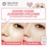 GECOMO Mattifying Compact Powder 12H Long Last Oil Control Silky Matt Makeup Setting Powder Translucent For All Skin Tones