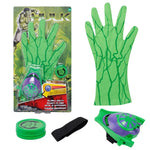 Super Heroes Figures Toy PVC Ironman Hulk Captain America Launcher Toys Gloves Kids Brinquedos Gift