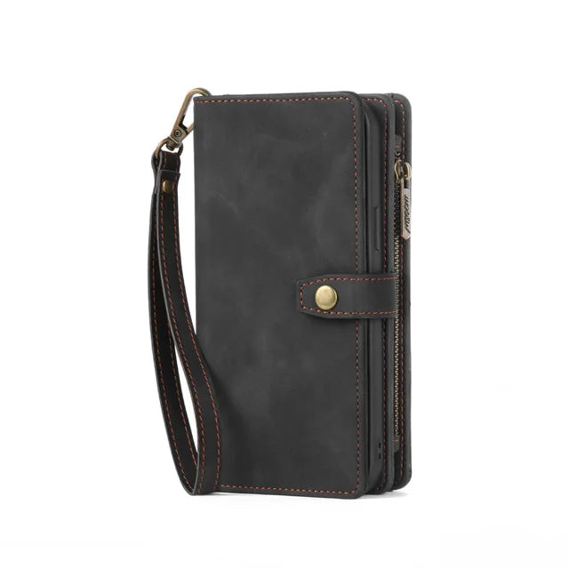 for Samsung Galaxy S23 S22 Ultra S21 S20 FE Plus A14 A34 54 A12 A33 A52 A53 A72 A73 Multifunctional Wallet Leather Case Cover