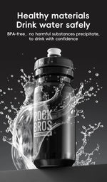 ROCKBROS Bicycle Water Bottle 600ML PP Sports Cup Cycling Kettle Outdoor Camping Hiking Squeeze Bike Cup