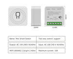 Tuya ZigBee WiFi Smart Switch 2 Way Control Breaker Relay 220V 110V 16A Smart Life APP Voice Control with Alexa Google Home