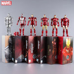 ZD Toys Marvel Studios Iron Man MK3 Action Figure MK35 MK24 MK40 MK38 Tony Stark Ironman Figure Action Collect Toy Gift