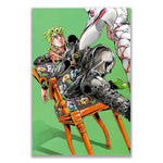 Anime JOJO Bizarre Adventure Retro Poster Canvas Wall Art Printing Waterproof Home Living Bed Room Bar Hallway Aesthetic Decor