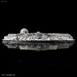 BANDAI Genuine STAR WARS Series Vehicle Series 1/144: Rise of The Millennium Falcon Skywalker Ver Assemble The Model Collect