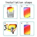 Elasticity Luggage cover Luggage Protective Covers  Suitable18-32 Inch  Suitcase cover Suitcase Dust Cover Travel Accessories