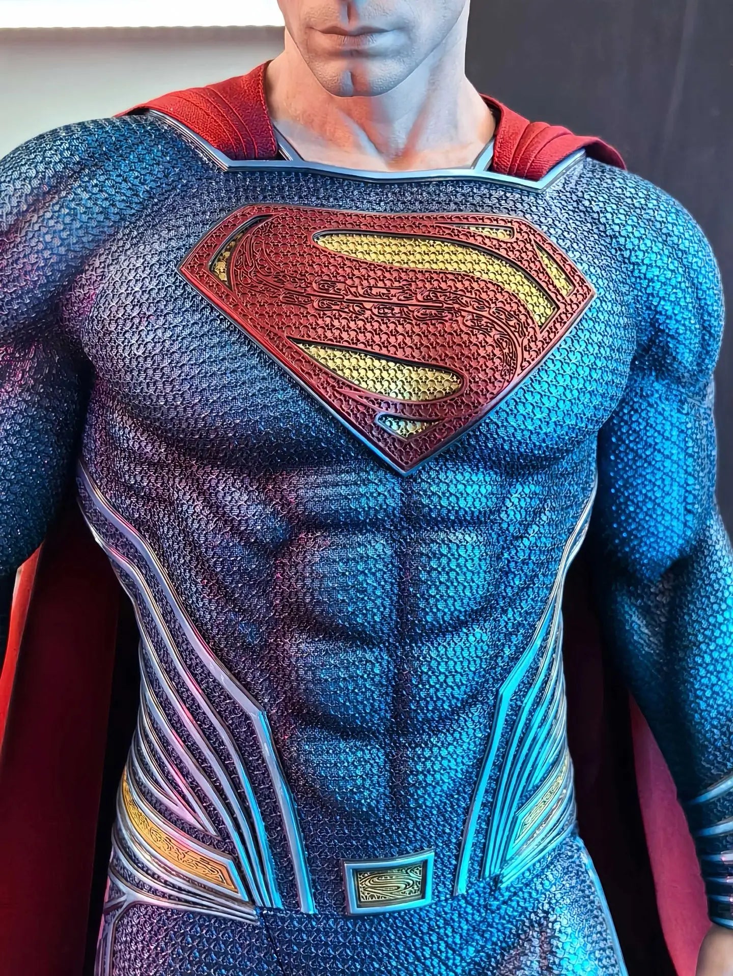 DC Justice League Superman Cold Cast Resin Statue - Museum Grade GK Figure, Hand Painted Collectible Model Gift