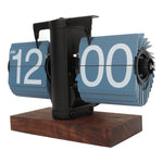 Digital Flip Down Clock Retro Automatic Turning Battery Operated Mechanical Clock for Home Room Office Decoration