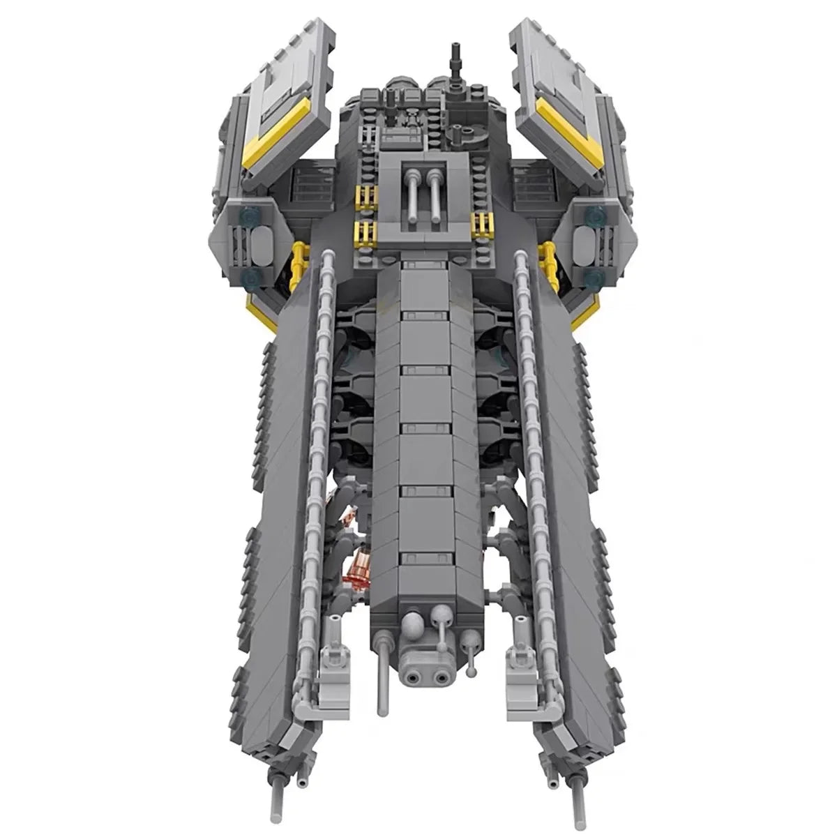 Bricklink MOC Hell Space Wars Game Divers 2 Super Destroyer Spaceship Sets Creative Building Blocks Kid Toys Christmas Gift