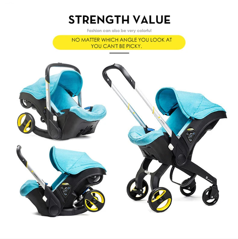 Ultralight 4-in-1 Baby Stroller with Car Seat