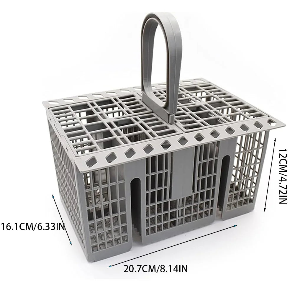 Detachable Dishwasher Cutlery Basket Portable Tableware Fork Spoon Cutlery Storage Kitchen Multifunctional Dishwashing Tools ﻿