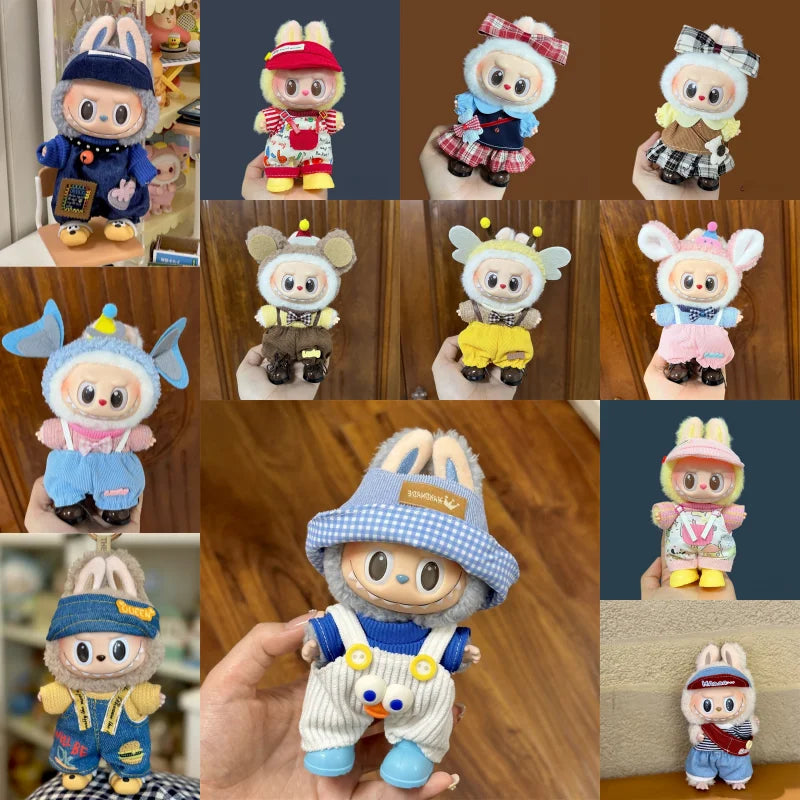 New Multiseries Mini Doll'S Clothes Outfit Accessories for 15-17cm Labubu Doll  DIY Clothes Accessories